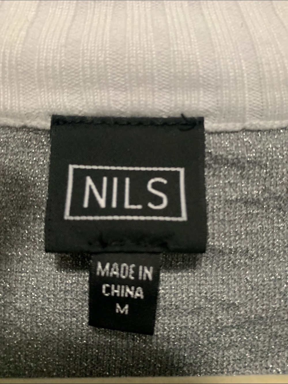 NILS Black & White Half-Zip Snowflake Sweater - Picture 2 of 8